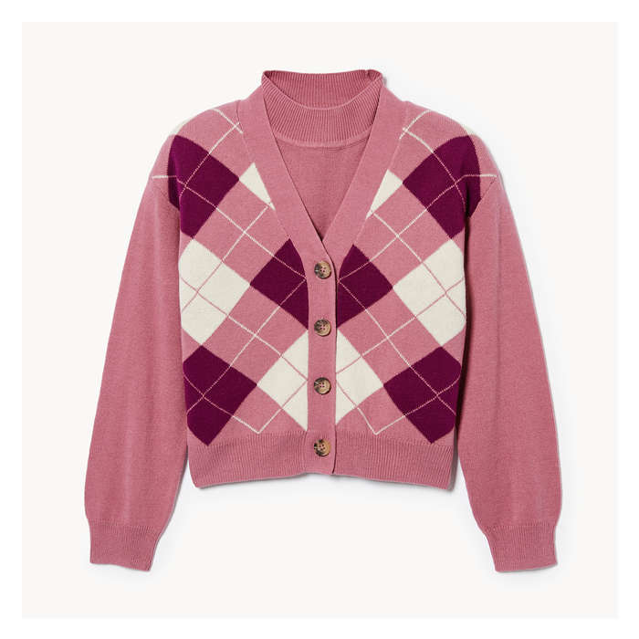 Kid Girls' 2 Piece Sweater Vest Set